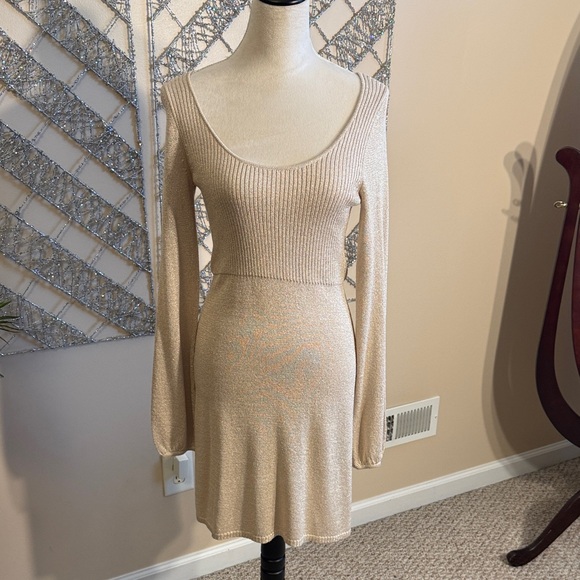 Express Dresses Vintage Elegant Cream Knit Dress Poshmark — free download
